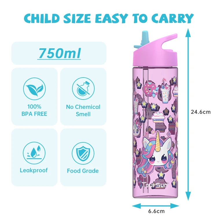 Wholesale New Items Bpa-Free Sport Kids Drink Bottle Plastic Water Bottles