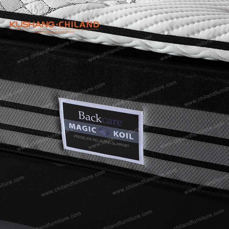 High quality mattress queen size king size compression pocket spring memory foam bed mattress is best for hotels