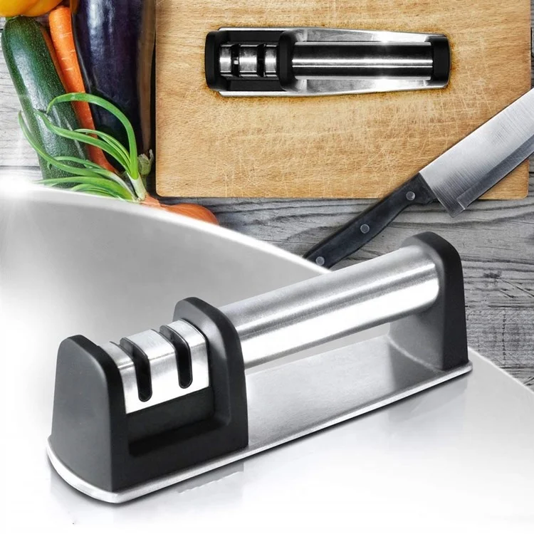 kitchen ceramic 2 stage knife sharpener tool as seen on TV