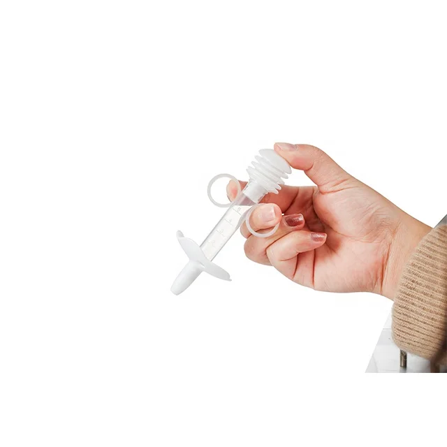 Toddler Infant Oral Medicine Syringe- Silicone Pacifier Baby Medicine Feeder