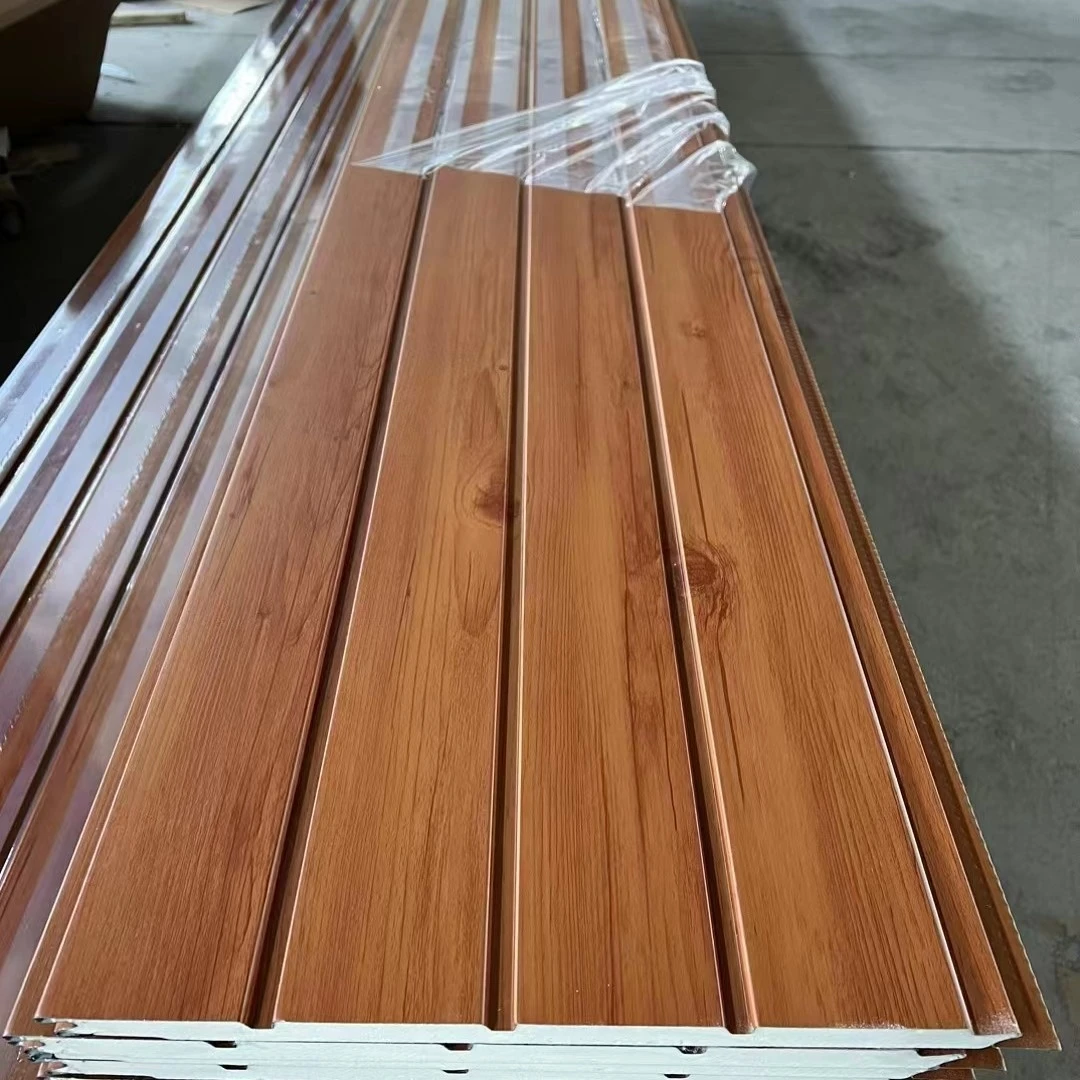 16 мм декоративная настенная панель PU сэндвич-панели наружная стенка металлическая изоляционная плита цена полиуретановая