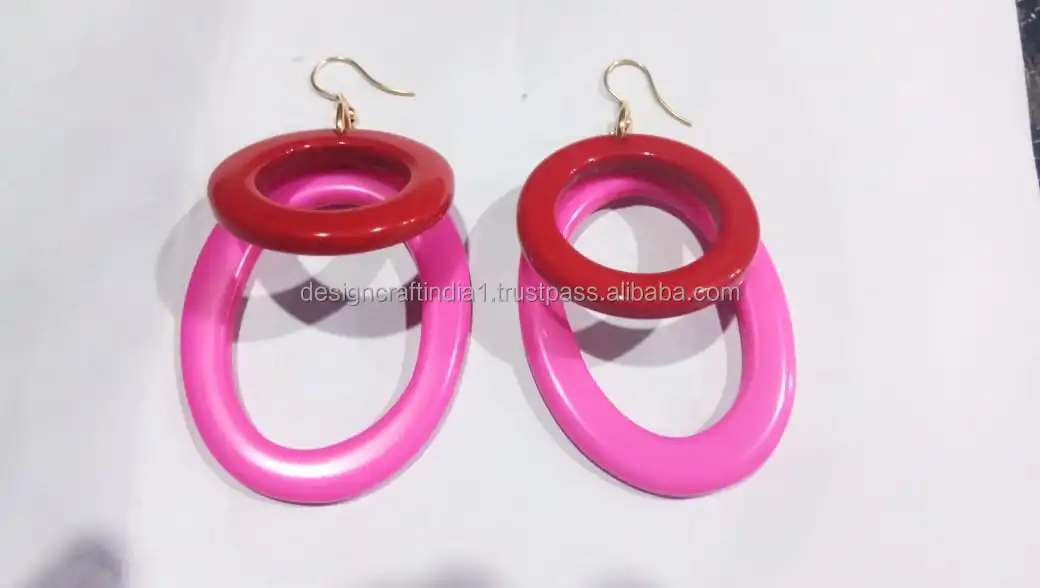 Best Quality New Collection Jewellery Resin Earring for Girls Gifting Use Earring with Custom Logo from Indian Manufacturer