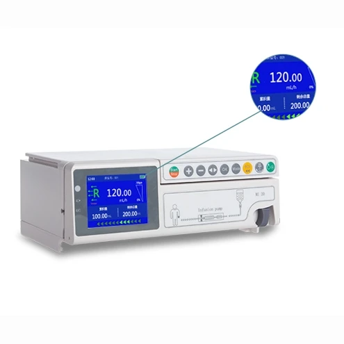 Portable Infusion Pump Medical Volumetric Infusion Pump Infusion Automatic Free Flow Drug Library Syringe Pump Medical Supplies