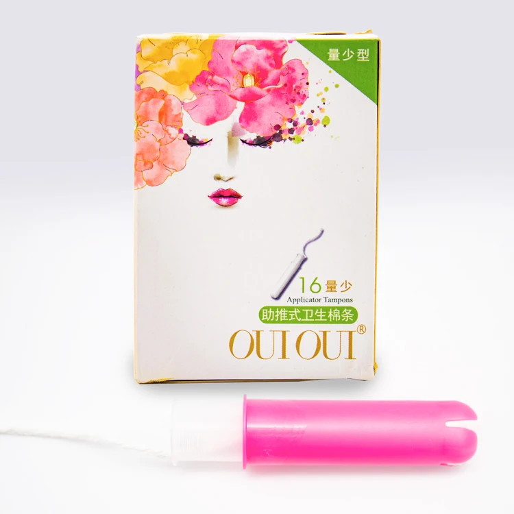 Wholesale Manufacturing disposable applicator organic tampon lady period best organic cotton sanitary tampons