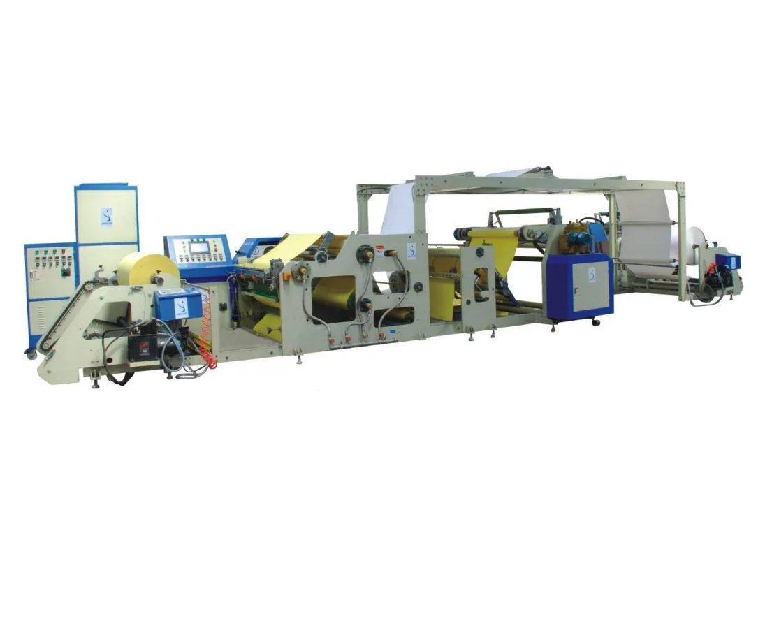 High Speed Self Adhesive Label Release Silicon Paper Pet Film Laminating Hot Melt Adhesive Coating Laminating Machine