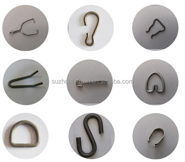 8mm Wire Buckle Forming Triangle Square Oval Hook Small Steel D Ring Machine