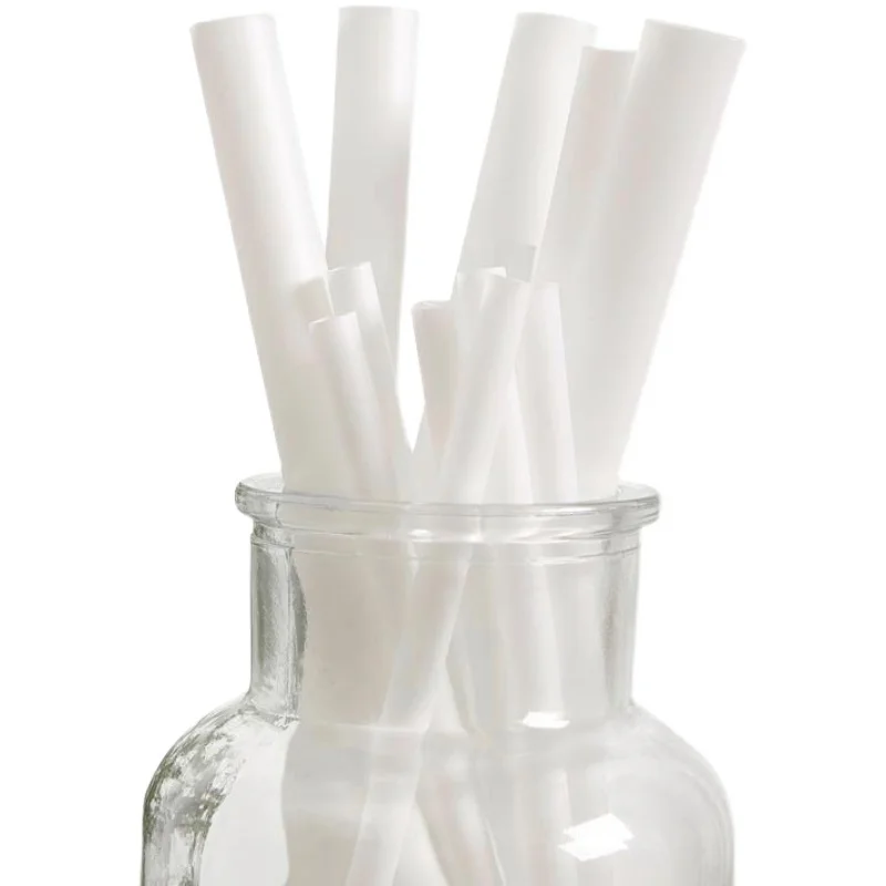 Amazon hot sells 100% Biodegradable Eco-friendly PLA Straw For Drinking Juice bubble tea