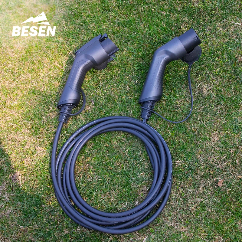 32A Type 1 to Type 2 Connector Electric Car Charging Station EV Charger Connector