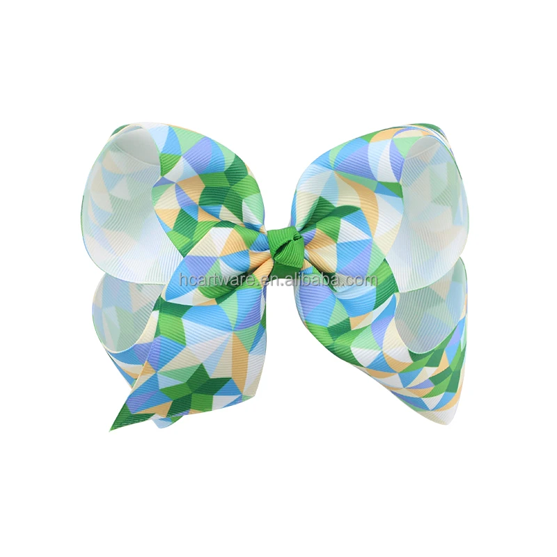 HCArtware Amazon Hot Sale Dream Three-Dimensional Pattern Hair Bow 8 Inch Encanto Girls Boutique Ribbon Hair Clip