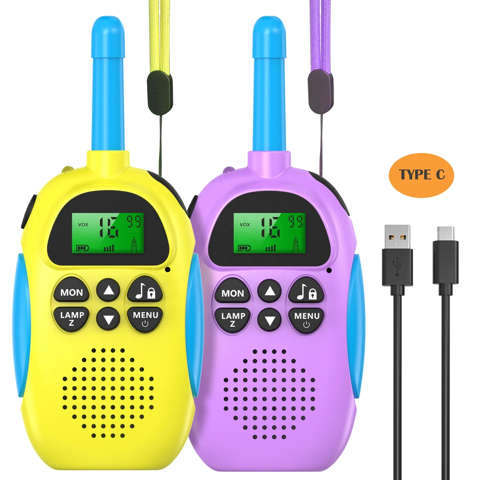 OEM  High Quality 3 Miles Distance 2 Way Radio Kids Walkie Talkie Cute Kids Role Playing Toys