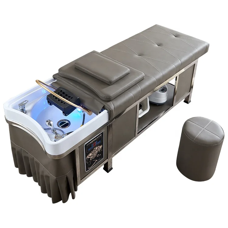Multifunction Facial Treatment massage chair salon head therapy shampoo bed