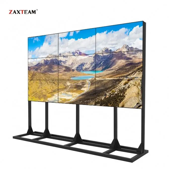 Ultra Narrow Bezel 46 inch LCD Video Wall LCD Splicing Screen Wall 3.5mm RS232 Control