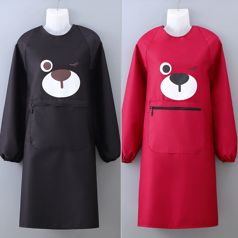 Customize apron barista waterproof cafe aprons easy-to-clean coffee apron