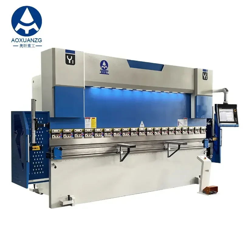 8+1 axis DA69T  3D Programming CNC bending machine hydraulic press brake mild plate bender 160 ton 4 meter