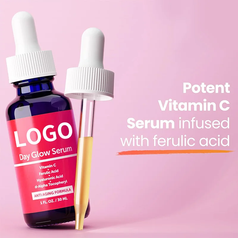 OEM Seoul Ceuticals Корейская 20% по уходу за кожей сыворотка гиалуроновой кислоты с витамином С + Феруловая кислота мощная антивозрастная против морщин