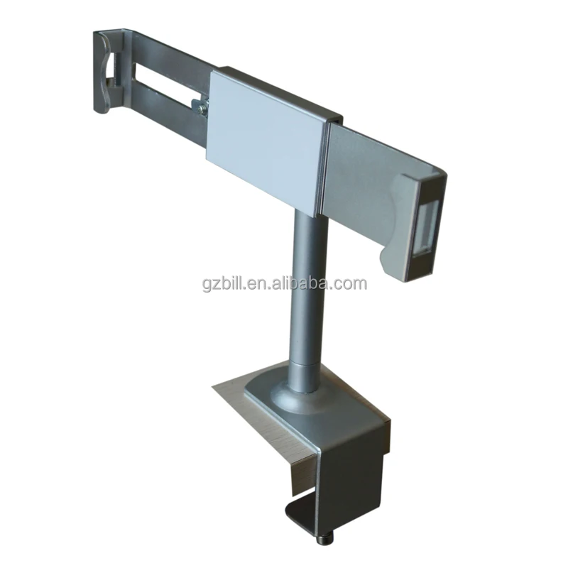 for 10 to 13 inch universal Tablet Security table clamp stand 360 degree rotation with lock holder for surface Pro 7 12.3 inch