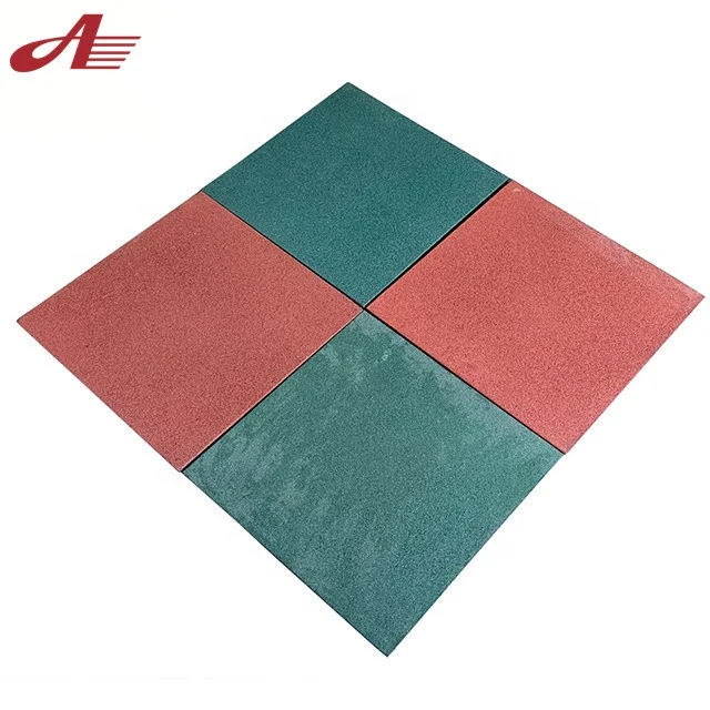 Anti-vibration gym rubber flooring for weight area Wear resistant rubber mat for crossfit shock absorption gym rubber floor mat