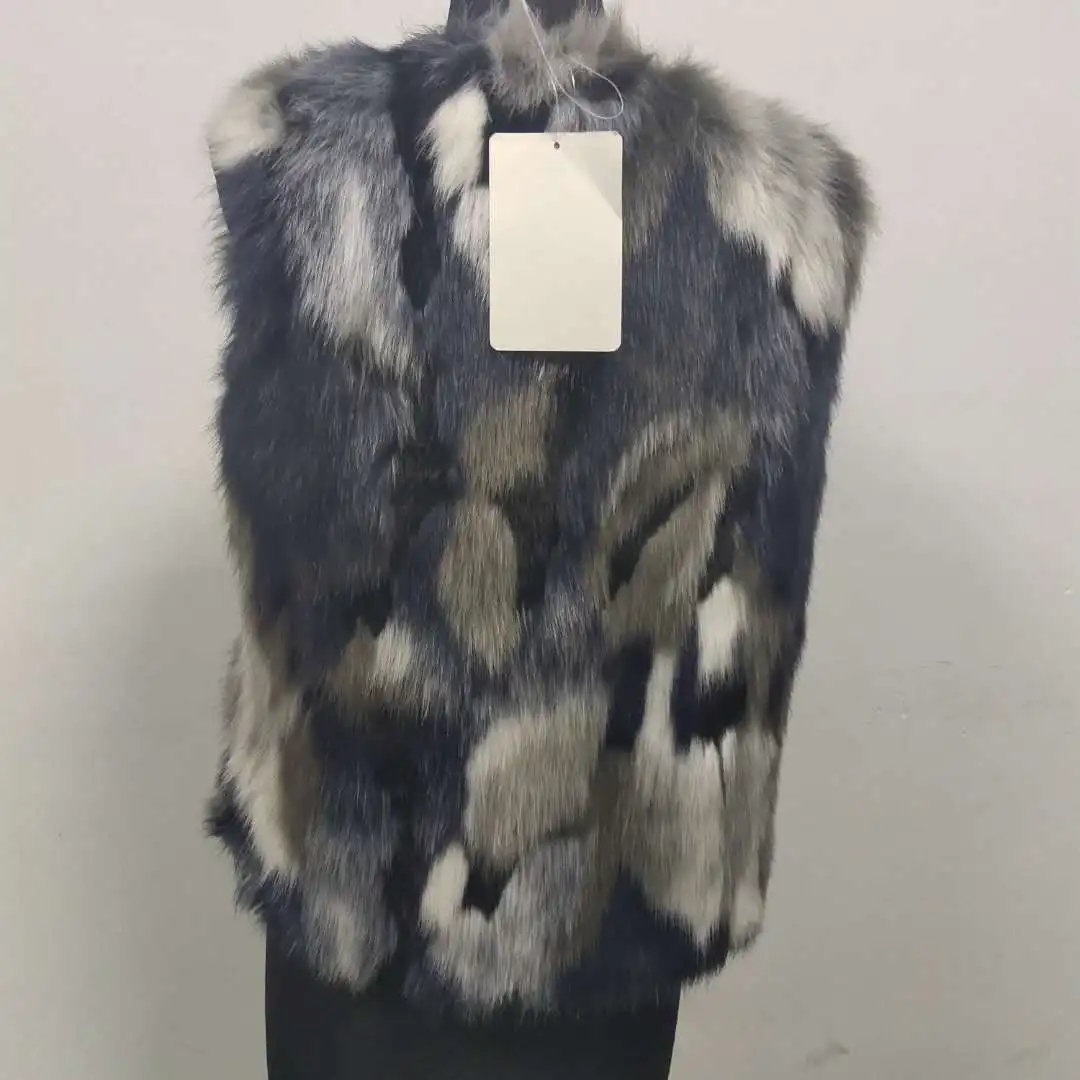 
women hot sale peocock& mongolian faux fur coat 2020 