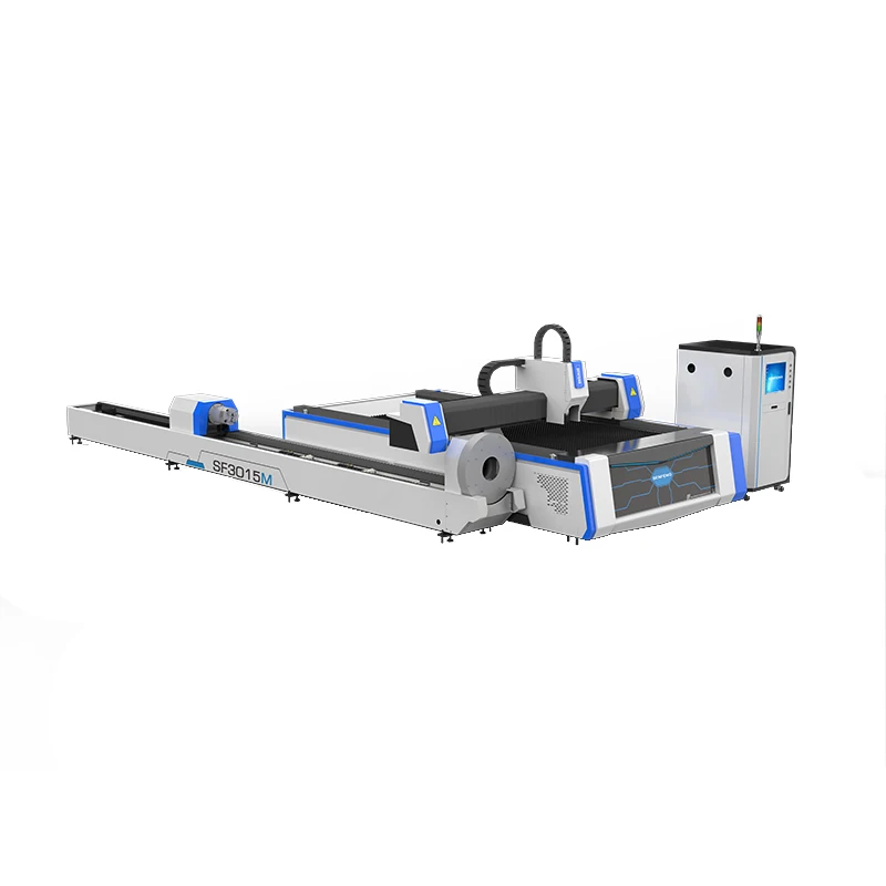 Metal tube laser cutting machine SF3015M3 open type