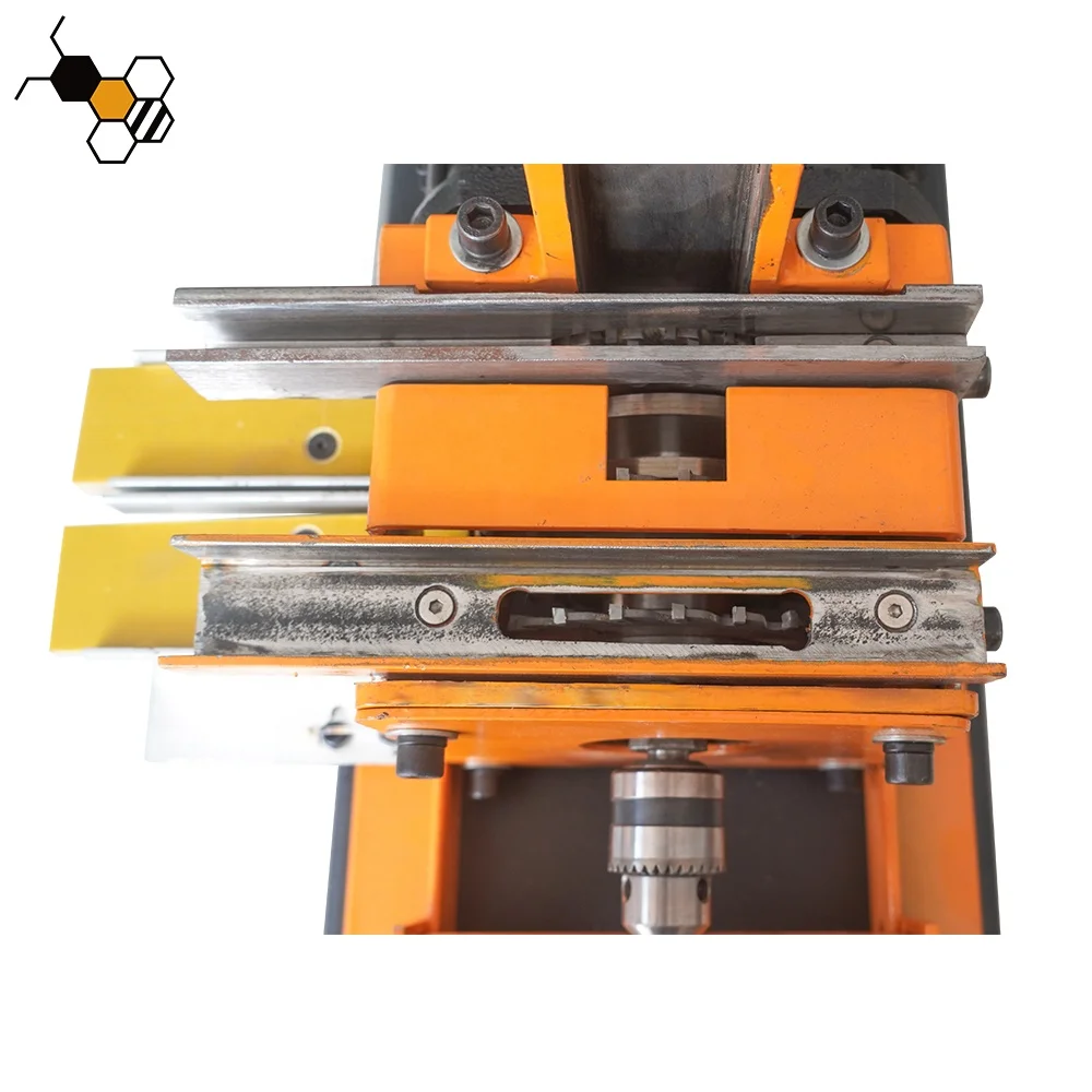 Mini Langstroth Bee Hive Frame Forming Top Bar Machine Automatic Beehive Frame Drilling Making Machine