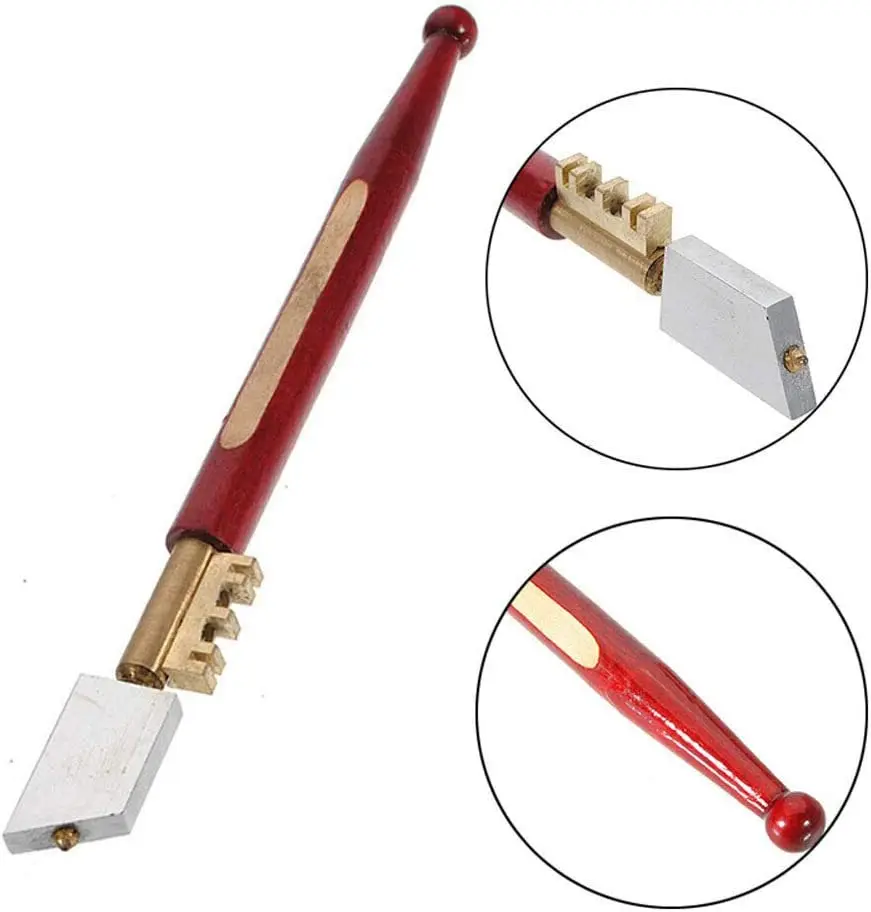Portable manual glass tile opener Hand-held replacement tool head cutting glass machine Multi-functional glass cutting