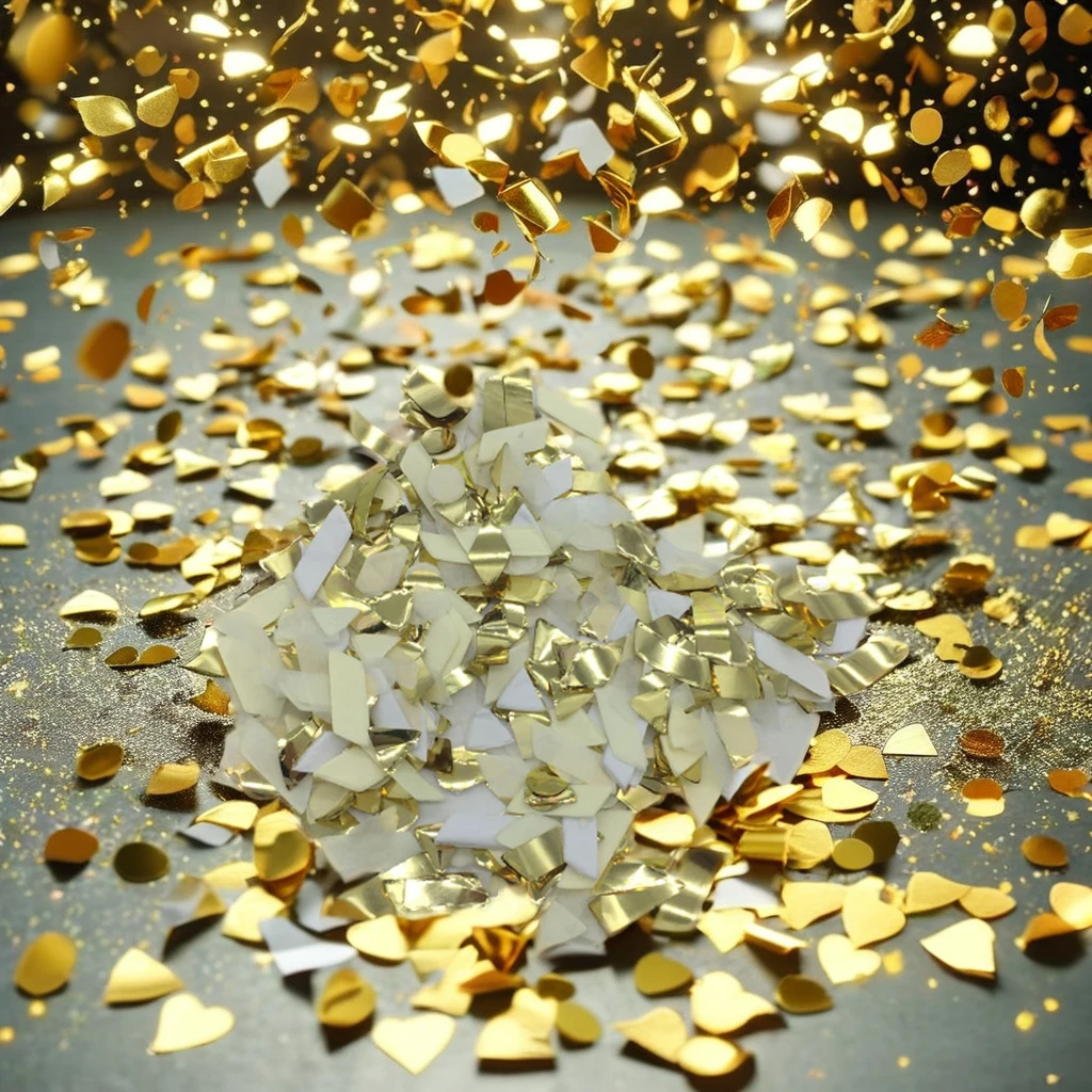 Colorful Decorative Tissue Paper Foil Confetti for Weddings and Parties