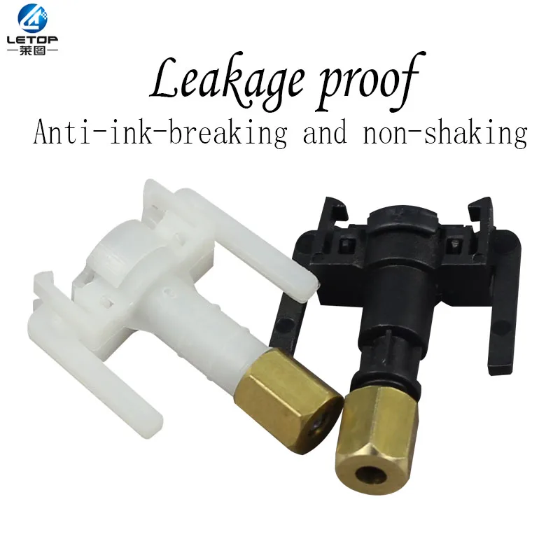 Hot Sale LETOP Inkjet Printer Ink Black White Damper Connector JV33/JV5 Ink damper Tube Connector