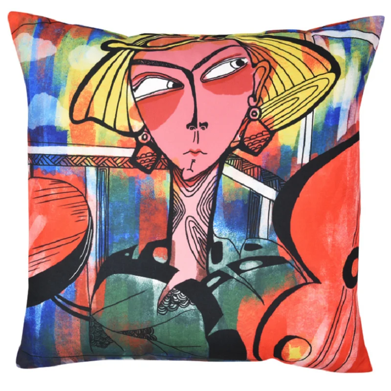 Уличные подушки для патио, мебель, водонепроницаемые наволочки, квадратная садовая подушка