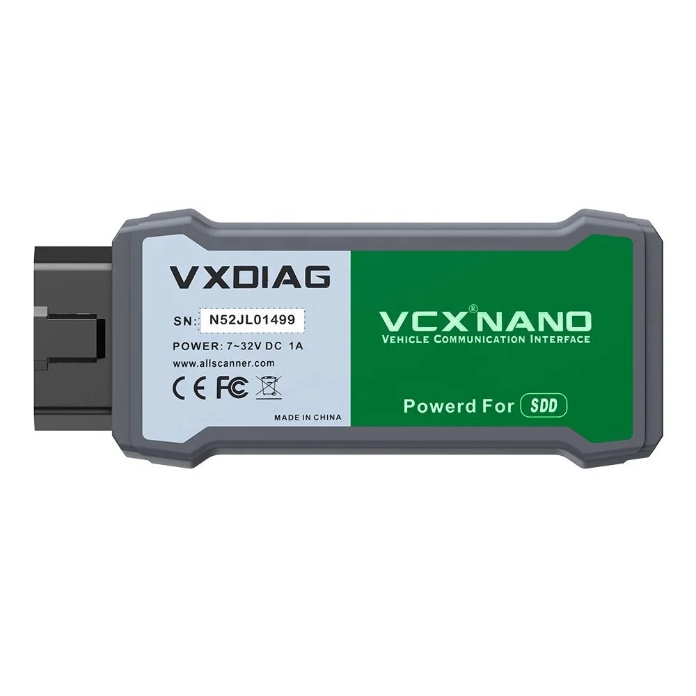 Original VXDIAG VCX NANO For Land Rover and Jaguar 2 in 1 Software SSD V141 Auto Diagnostic Tool Update By CD