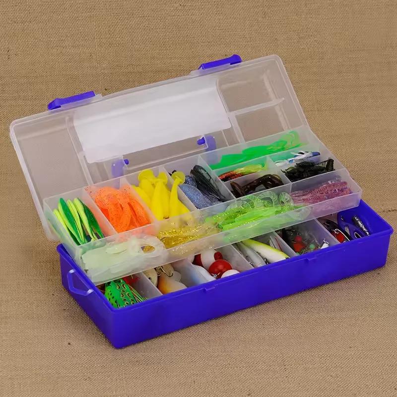 350pcs Fishing Lures Set Hard Artificial Wobblers Metal Jig Spoons Soft Lure Fishing Silicone Bait Fishing Tackle Accessories