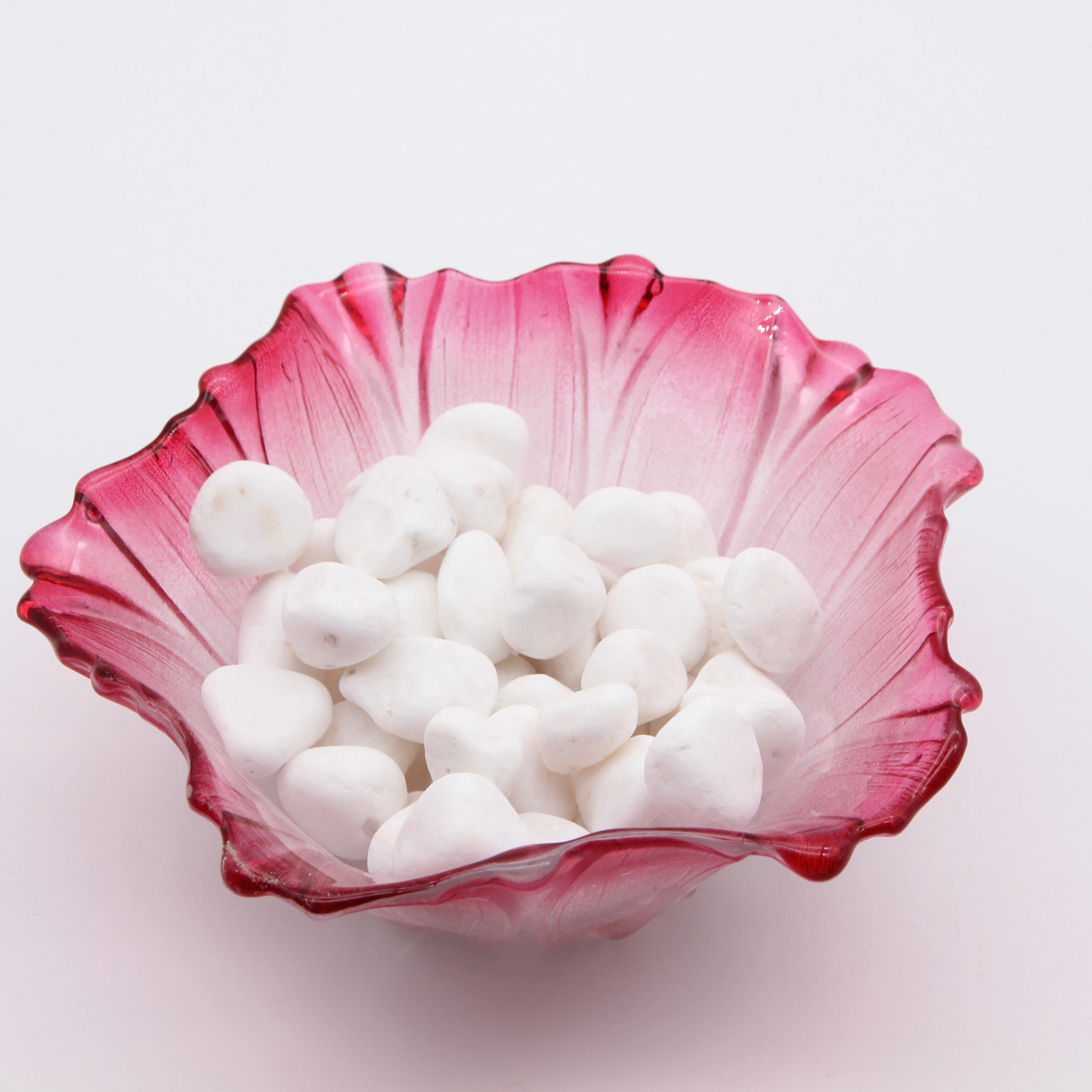 White Round Pebble Stone for Garden Low Price