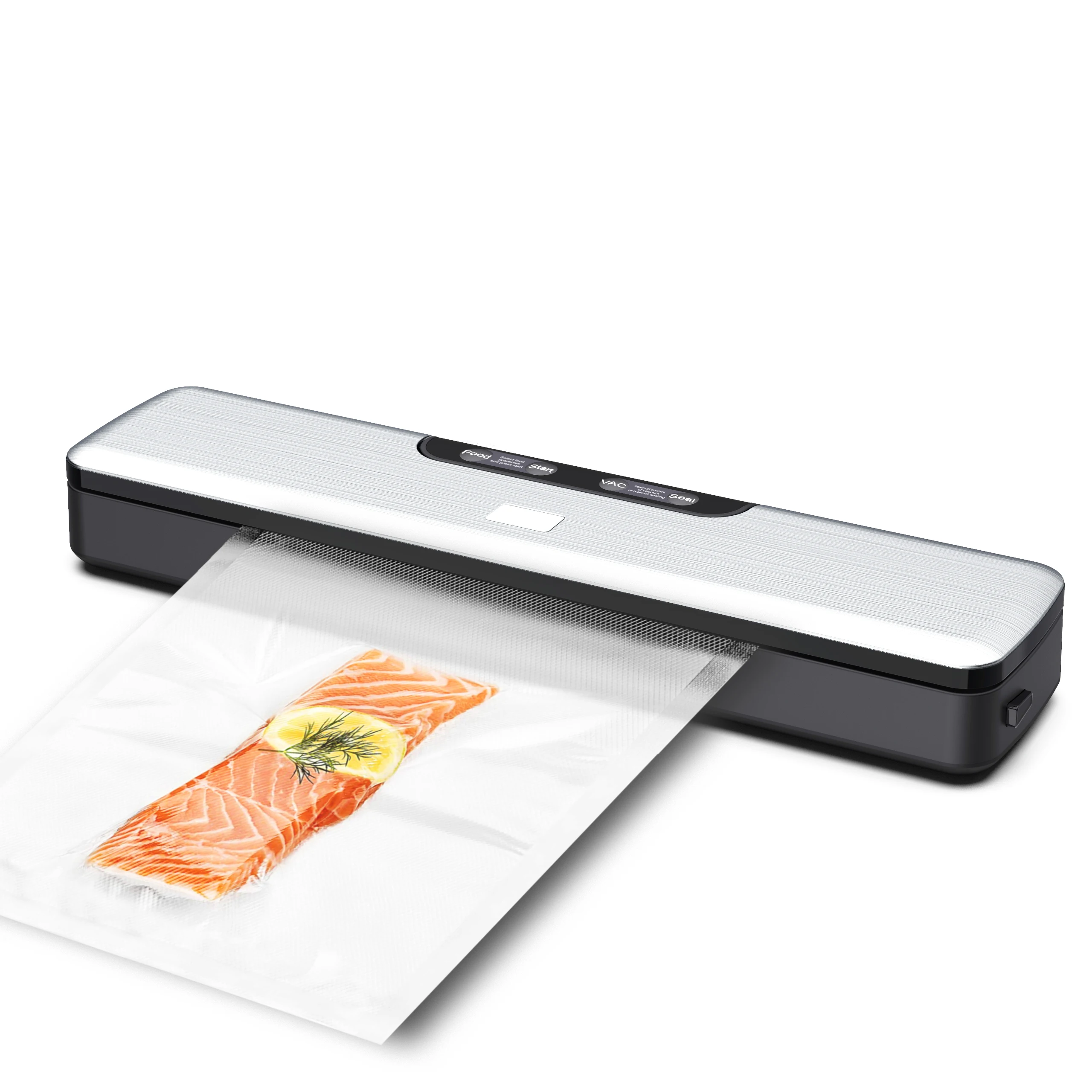 Custom Logo Household Film Sealer Food Preservation Vacuum Sealer Food Packaging Vacuum Sealer Machine With Bag