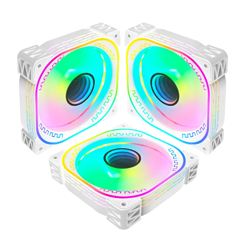 New Style Factory Direct Sales CPU Cooling Fan With High Cooling Performance 5V ARGB 3Pin 4Pin Motherboard Sync Fan for PC