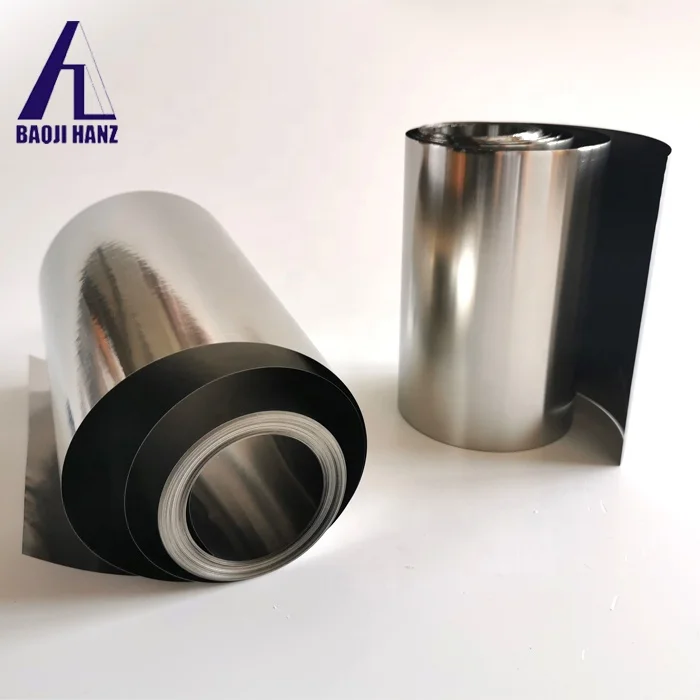 Зеркальная поверхность высокой чистоты gr1 gr2 ti 0 01 мм титановая Фольга для