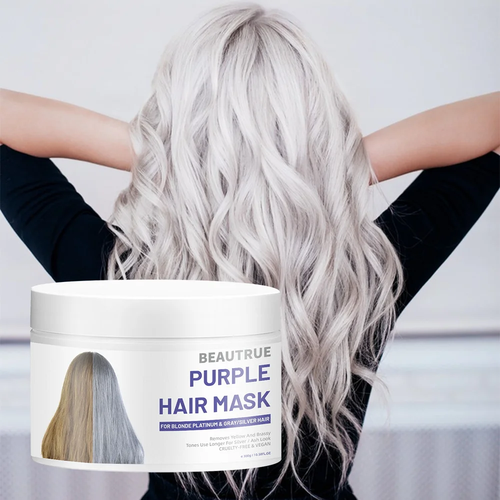 New Professional Hair Treatment Vegan & Cruelty-free Nourishing Moisturizing Purple Hair Mask