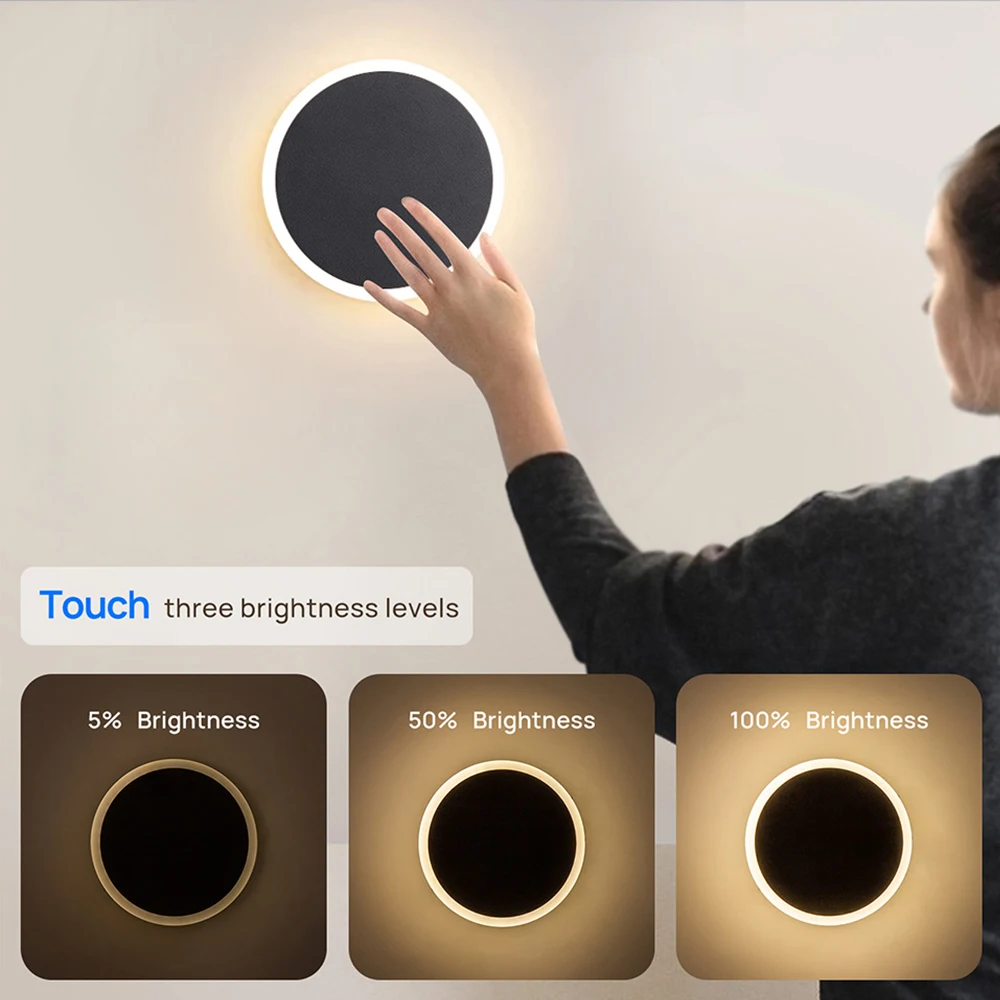 Remote Control Dimmable 3W  4000mAh Battery Wall Lamp Stairs Passage Wireless Led Wall Lamp