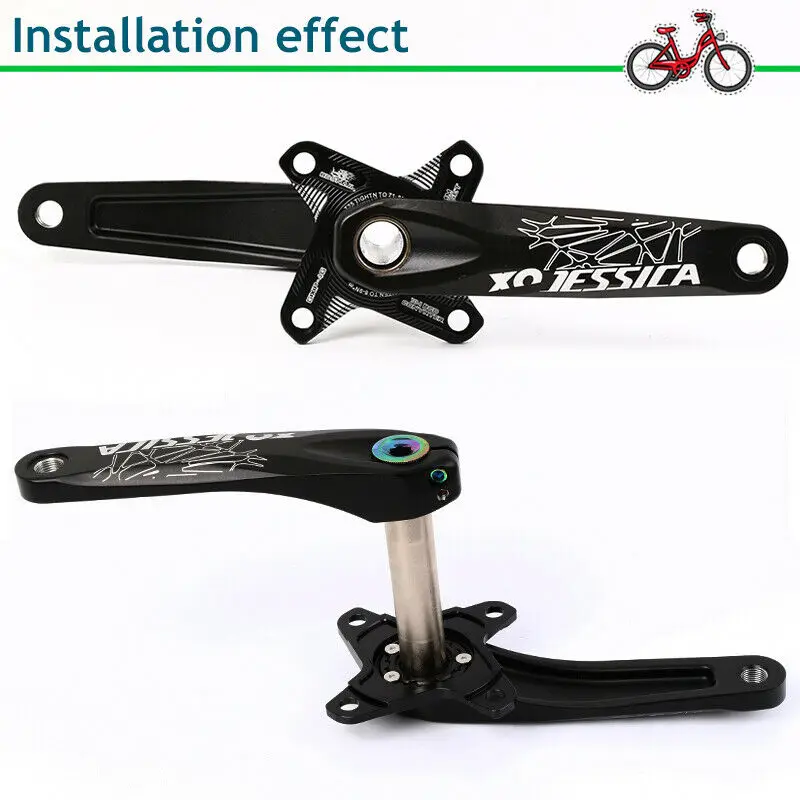 China factory MTB bicycle Crankset  GXP 170mm Crank Aluminum Alloy Road Mountain Bike Crank