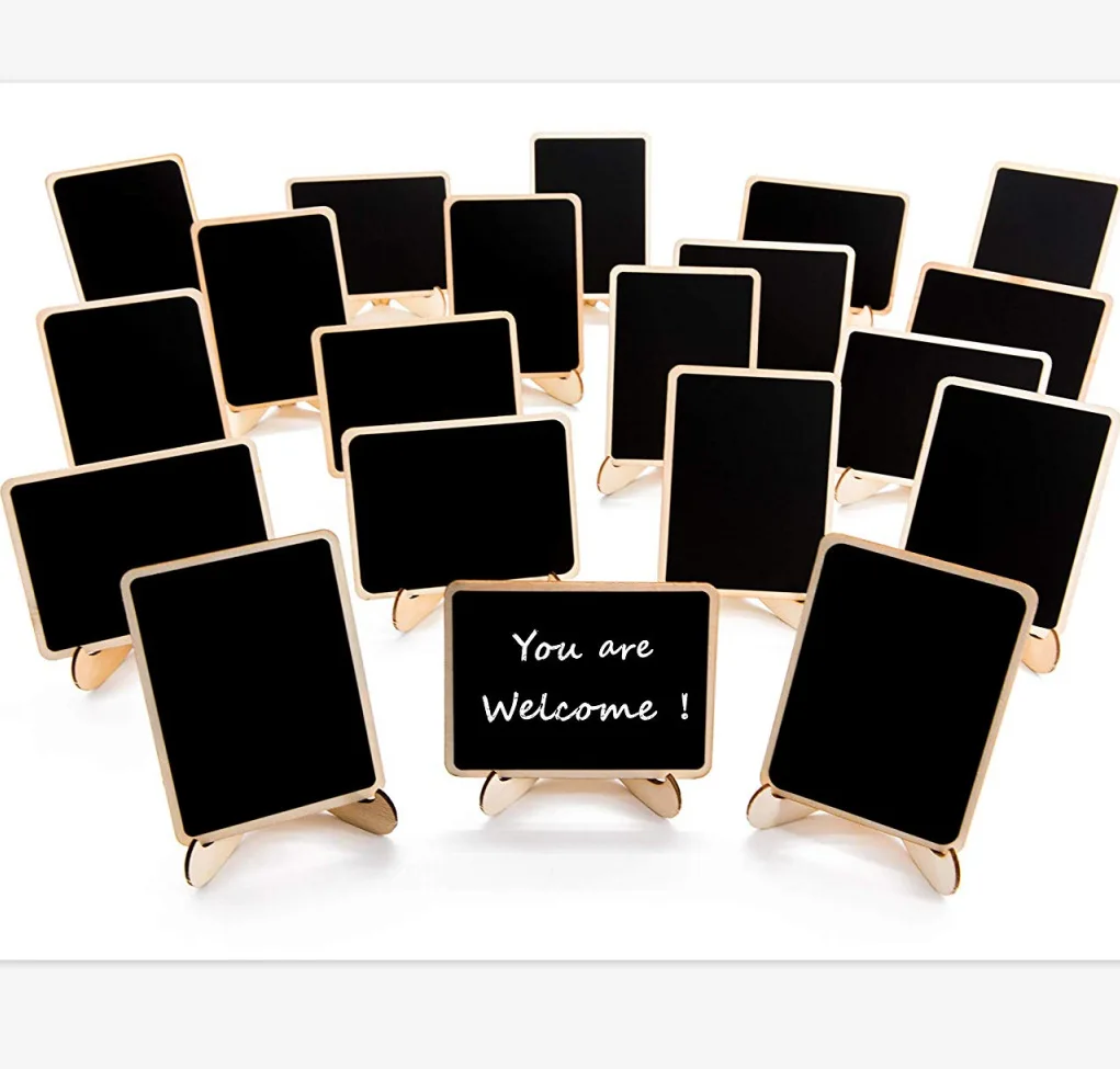 Small drawing board decoration home decoration craft message board display message board wooden blackboard