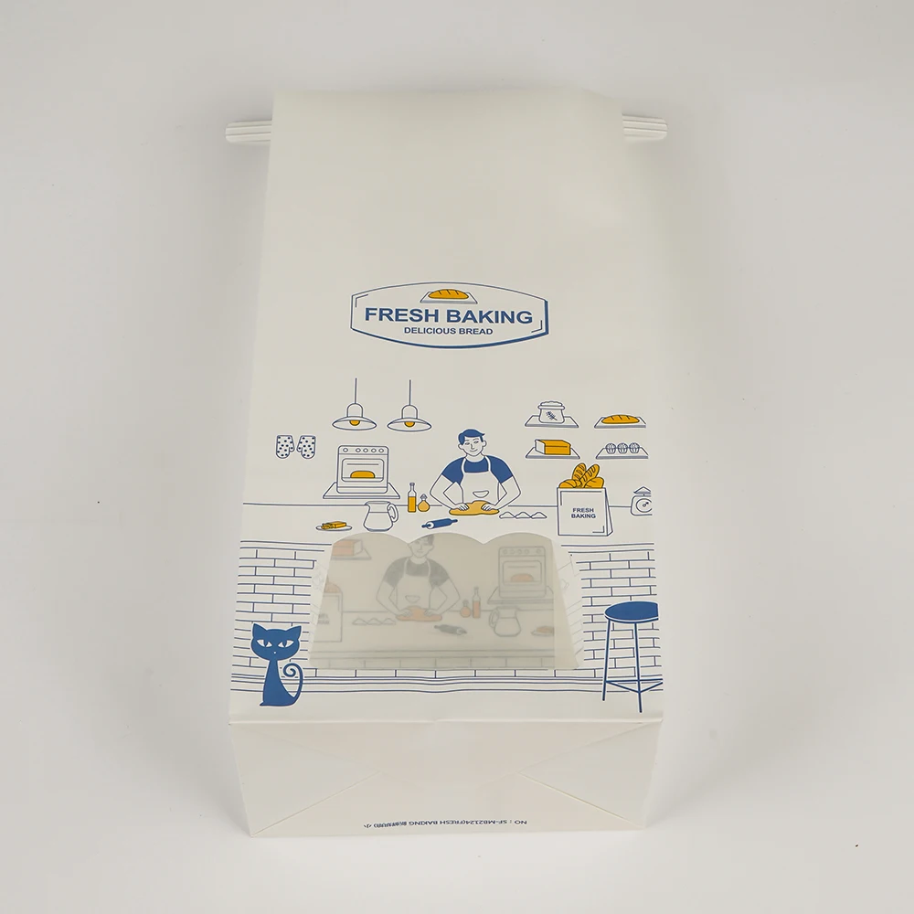 Wholesale Low MOQ Kraft Paper  Bags with window and zipper  Stand up Coffee Snack Packaging Bag Ziplock Pouch