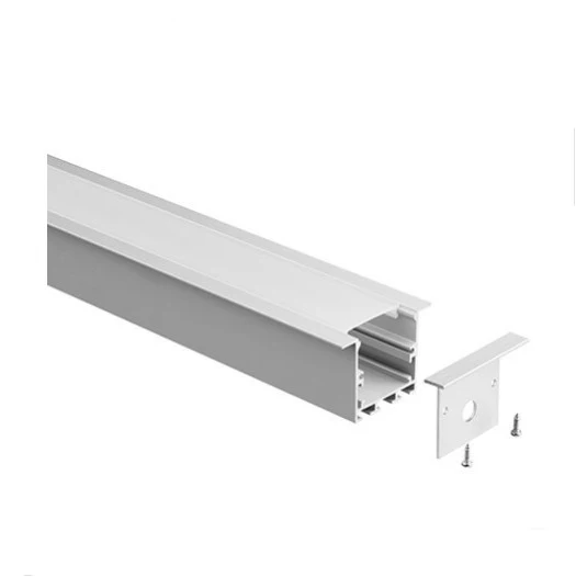 Glite concealed installation recessed mounted GL-3830/GL-5035 large size aluminium profile for LED lighting with spring chip