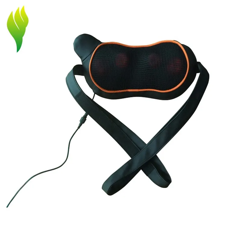 Electrical shiatsu massager neck massage with device electric vibrating back kneading neck and shoulder massages roller machine
