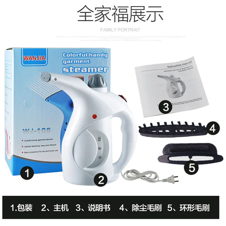 For Home Travel Home Appliance  Steam Handheld degree Electric Brush Iron Machine With EU US Plug Garment Steamer For Clothes