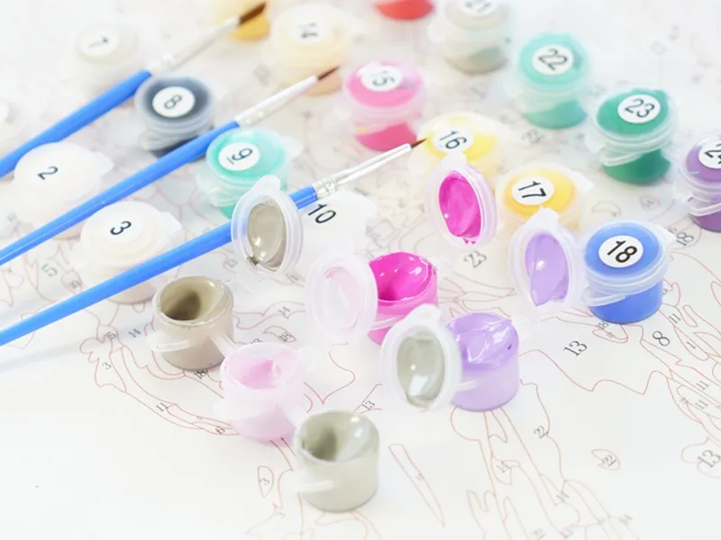 CHENISTORY DZ991925 DIY Painting By Numbers father and son Canvas Painting Modern Home Wall Art paint by numbers wholesale