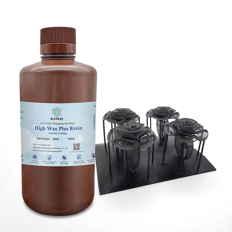 liquid photopolymer resin Resin For LCD/ DLP 3D Printer High Accuracy Good Stability Liquid Photopolymer Resin for Dental Lab