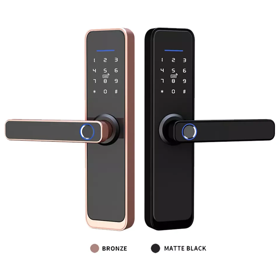 2023 X2 Tuya ttlock Biometric Fingerprint Lock Security digital Smart Lock With WiFi APP Password RFID Door Lock