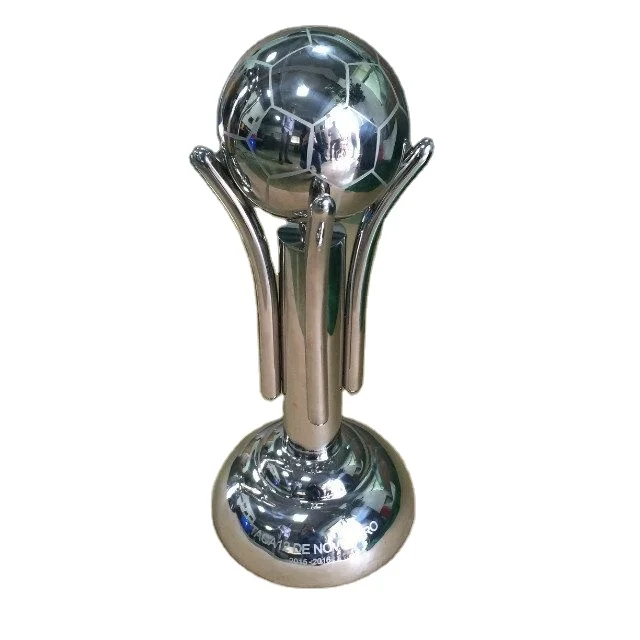 Футбольный трофей, Кубок, дизайн из нержавеющей стали, металлическая индивидуальная Спортивная Европейская скульптура, народное искусство, Спортивная золотая медаль, гравировка, резная