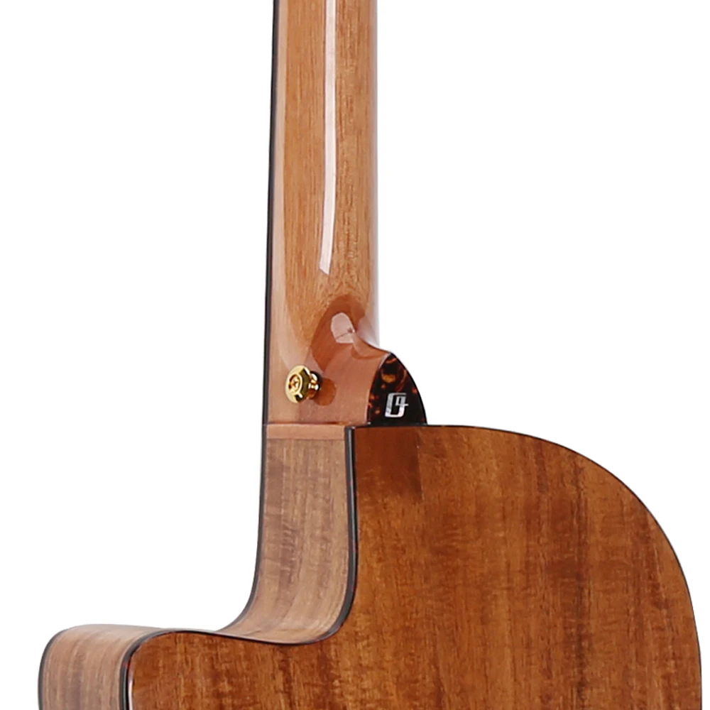 Accept OEM Professional 41 Inch Canada Solid Red Pine Top Nato Neck Glossy Finish Acoustic Guitar