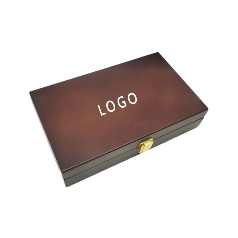 Factory direct sale luxury lacquered wooden box perfume essential oil wooden gift box packaging