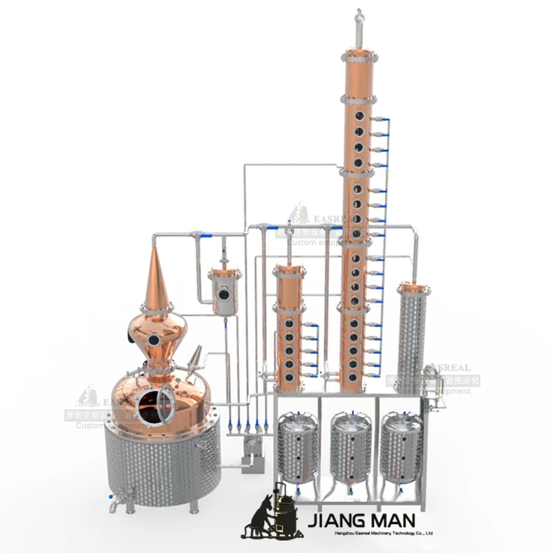 distillery machine copper-200l alcohol copper vodka alcohol 96% distiler