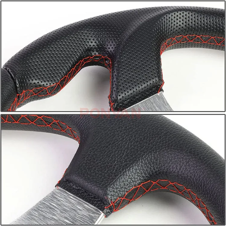 14inch purple aluminium frame black pvc  racing steering wheel with horn bottom for S2000 FOR NISSAN SKYLINE FOR MAZDA RX-7 RX-8